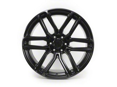 Arena Supreme Satin Black 6-Lug Wheel; 22x10; -18mm Offset (07-13 Silverado 1500)