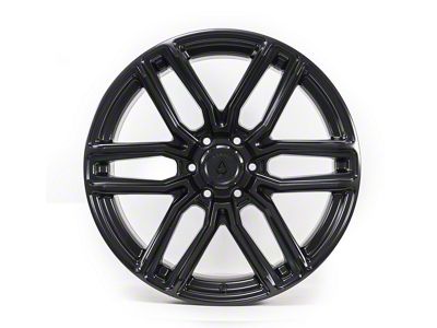 Arena Supreme Satin Black 6-Lug Wheel; 22x9.5; 20mm Offset (07-13 Silverado 1500)