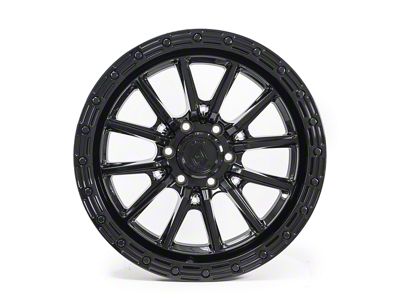 Arena Trek Glossy Black 6-Lug Wheel; 20x9; 20mm Offset (07-13 Silverado 1500)