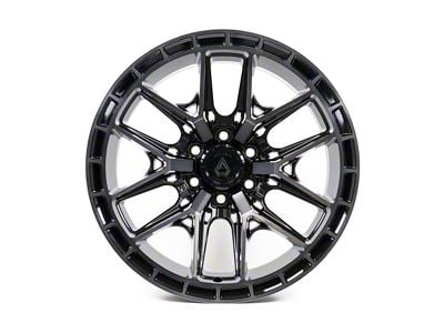 Arena Battle Glossy Black with Machined DDT Face and Lip 6-Lug Wheel; 20x10; -18mm Offset (07-14 Tahoe)