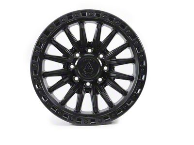 Arena Mission Satin Black 8-Lug Wheel; 20x9; 0mm Offset (11-16 F-350 Super Duty SRW)