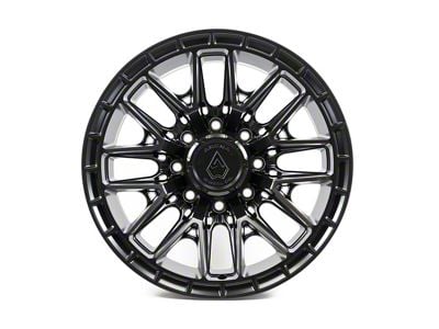 Arena Battle Satin Black 8-Lug Wheel; 20x10; -18mm Offset (15-19 Sierra 2500 HD)