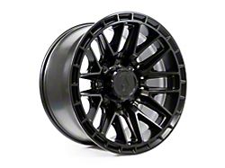 Arena Battle Satin Black 8-Lug Wheel; 22x10; -18mm Offset (19-25 RAM 3500 SRW)