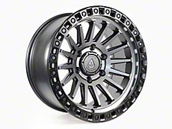 Arena Mesa Satin Gunmetal Center with Satin Black Lip 6-Lug Wheel; 17x9; 0mm Offset (19-23 Ranger)