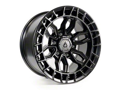 Arena Recon Satin Black 6-Lug Wheel; 20x9; 1mm Offset (19-25 Sierra 1500)