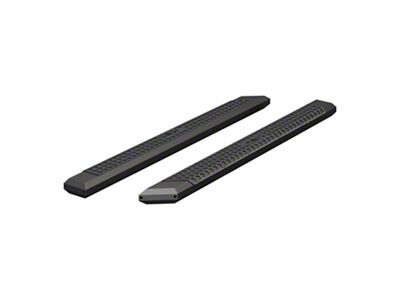 5.50-Inch AdvantEDGE Side Step Bars without Mounting Brackets; Carbide Black (04-14 F-150 SuperCab)