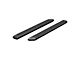 5.50-Inch AdvantEDGE Side Step Bars without Mounting Brackets; Carbide Black (04-14 F-150 SuperCab)