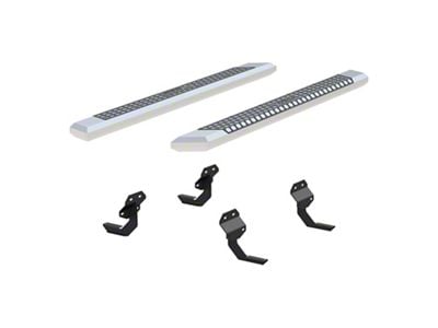 5.50-Inch AdvantEDGE Side Step Bars; Chrome (17-24 F-350 Super Duty SuperCab)