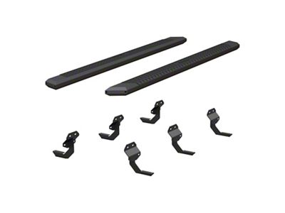 5.50-Inch AdvantEDGE Side Step Bars; Carbide Black (17-24 F-350 Super Duty SuperCrew)