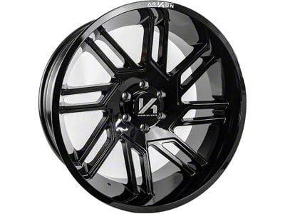 Arkon Off-Road DaVinci Gloss Black 8-Lug Wheel; 20x10; -25mm Offset (01-06 Sierra 2500 HD)