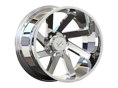 Arkon Off-Road Lincoln Chrome 8-Lug Wheel; 20x12; -51mm Offset (01-06 Sierra 2500 HD)