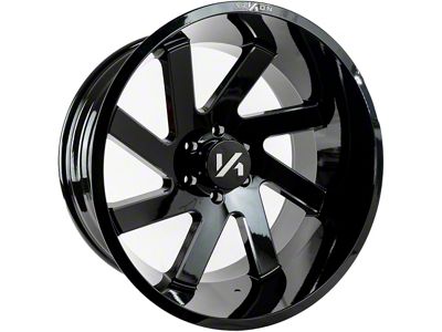 Arkon Off-Road Lincoln Gloss Black Milled 8-Lug Wheel; 20x10; -25mm Offset (01-06 Sierra 2500 HD)