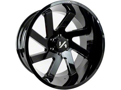 Arkon Off-Road Lincoln Gloss Black Milled 8-Lug Wheel; 20x12; -51mm Offset (01-06 Sierra 2500 HD)