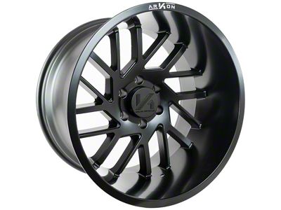 Arkon Off-Road Mandela Satin Black 8-Lug Wheel; 20x12; -51mm Offset (01-06 Sierra 2500 HD)