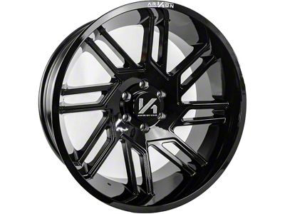 Arkon Off-Road DaVinci Gloss Black 8-Lug Wheel; 20x10; -25mm Offset (01-06 Sierra 3500 HD SRW)