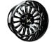 Arkon Off-Road Alexander Gloss Black Milled 8-Lug Wheel; Right Directional; 20x12; -51mm Offset (03-09 RAM 2500)