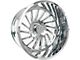 Arkon Off-Road Caesar Chrome 8-Lug Wheel; 22x12; -51mm Offset (03-09 RAM 2500)