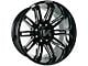 Arkon Off-Road Churchill Gloss Black Milled 8-Lug Wheel; 24x14; -81mm Offset (03-09 RAM 2500)