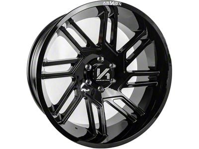 Arkon Off-Road DaVinci Gloss Black 8-Lug Wheel; Left Directional; 20x10; -25mm Offset (03-09 RAM 2500)