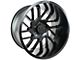 Arkon Off-Road Mandela Satin Black 8-Lug Wheel; 20x12; -51mm Offset (03-09 RAM 2500)