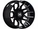 Arkon Off-Road Roosevelt Gloss Black Milled 8-Lug Wheel; 20x12; -51mm Offset (03-09 RAM 2500)