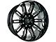 Arkon Off-Road Churchill Gloss Black Milled 8-Lug Wheel; 24x14; -81mm Offset (03-09 RAM 3500)