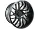 Arkon Off-Road Mandela Satin Black 8-Lug Wheel; 20x10; -25mm Offset (03-09 RAM 3500)