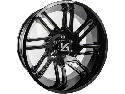 Arkon Off-Road DaVinci Gloss Black 6-Lug Wheel; 24x14; -81mm Offset (04-08 F-150)