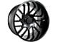 Arkon Off-Road Mandela Satin Black 6-Lug Wheel; Right Directional; 20x10; -25mm Offset (04-08 F-150)