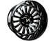 Arkon Off-Road Alexander Gloss Black Milled 6-Lug Wheel; 22x12; -51mm Offset (07-13 Sierra 1500)