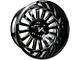 Arkon Off-Road Alexander Gloss Black Milled 6-Lug Wheel; 22x14; -81mm Offset (07-13 Sierra 1500)