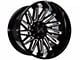 Arkon Off-Road Armstrong Gloss Black Milled 6-Lug Wheel; Left Directional; 20x10; -25mm Offset (07-13 Sierra 1500)