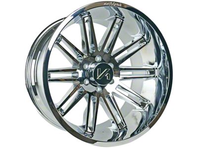 Arkon Off-Road Churchill Chrome 6-Lug Wheel; 24x14; -81mm Offset (07-13 Sierra 1500)