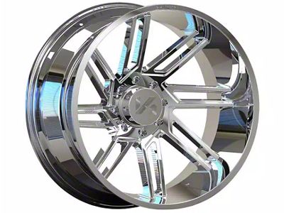 Arkon Off-Road DaVinci Chrome 6-Lug Wheel; Left Directional; 20x12; -51mm Offset (07-13 Sierra 1500)