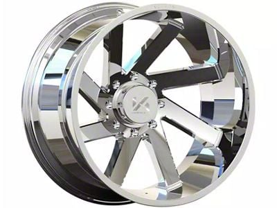 Arkon Off-Road Lincoln Chrome 6-Lug Wheel; Left Directional; 20x12; -51mm Offset (07-13 Sierra 1500)