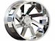 Arkon Off-Road Lincoln Chrome 6-Lug Wheel; Left Directional; 20x12; -51mm Offset (07-13 Sierra 1500)