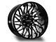 Arkon Off-Road Apollo Gloss Black Milled 6-Lug Wheel; 20x12; -51mm Offset (07-13 Silverado 1500)