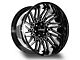 Arkon Off-Road Apollo Gloss Black Milled 6-Lug Wheel; 22x12; -51mm Offset (07-13 Silverado 1500)