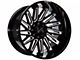 Arkon Off-Road Armstrong Gloss Black Milled 6-Lug Wheel; Right Directional; 20x10; -25mm Offset (07-13 Silverado 1500)