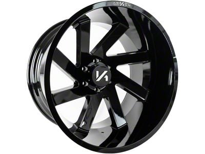 Arkon Off-Road Lincoln Gloss Black Milled 6-Lug Wheel; Left Directional; 20x10; -25mm Offset (07-13 Silverado 1500)