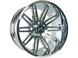 Arkon Off-Road Churchill Chrome 8-Lug Wheel; 22x12; -51mm Offset (11-14 Silverado 2500 HD)