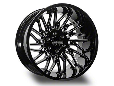 Arkon Off-Road Apollo Gloss Black Milled 6-Lug Wheel; 20x12; -51mm Offset (07-14 Tahoe)