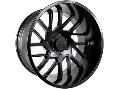 Arkon Off-Road Mandela Satin Black 6-Lug Wheel; Left Directional; 20x10; -25mm Offset (07-14 Tahoe)