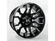 Arkon Off-Road Roosevelt Gloss Black with Milled Edges 6-Lug Wheel; 20x12; -51mm Offset (07-14 Tahoe)