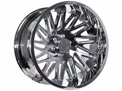 Arkon Off-Road Armstrong Chrome 6-Lug Wheel; Right Directional; 22x12; -51mm Offset (14-18 Silverado 1500)