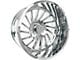 Arkon Off-Road Caesar Chrome 6-Lug Wheel; 22x12; -51mm Offset (15-20 F-150)