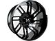 Arkon Off-Road DaVinci Gloss Black 8-Lug Wheel; Right Directional; 20x10; -25mm Offset (15-19 Sierra 2500 HD)