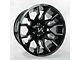 Arkon Off-Road Roosevelt Gloss Black with Milled Edges 6-Lug Wheel; 20x12; -51mm Offset (15-20 Yukon)