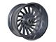 Arkon Off-Road Caesar Anthracite Metallic Gray 8-Lug Wheel; 24x14; -81mm Offset (17-22 F-250 Super Duty)