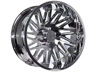 Arkon Off-Road Armstrong Chrome 6-Lug Wheel; Right Directional; 22x12; -51mm Offset (2024 Ranger)